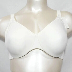 42D Bali Passion for Comfort Minimizer 3385 Underwire‎ Bra White  New with Tags